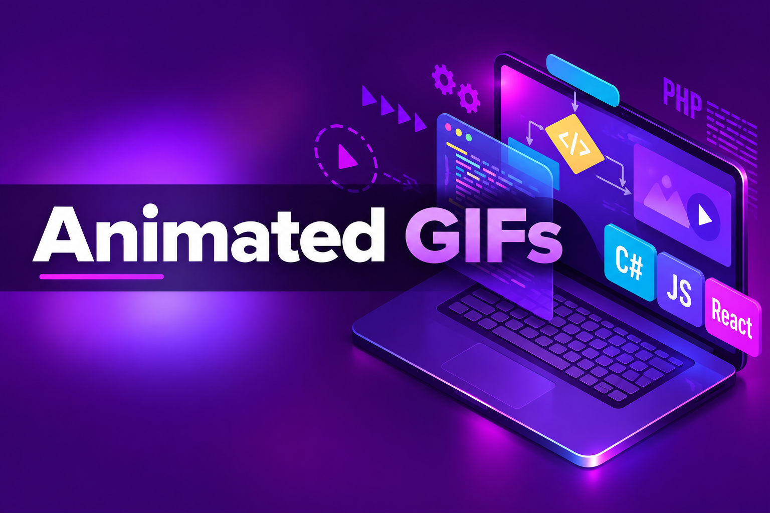 Custom Animated GIF Design for Apps, Banners Email Signatures
