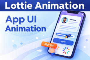 Custom Lottie JSON Animation for Apps & Websites